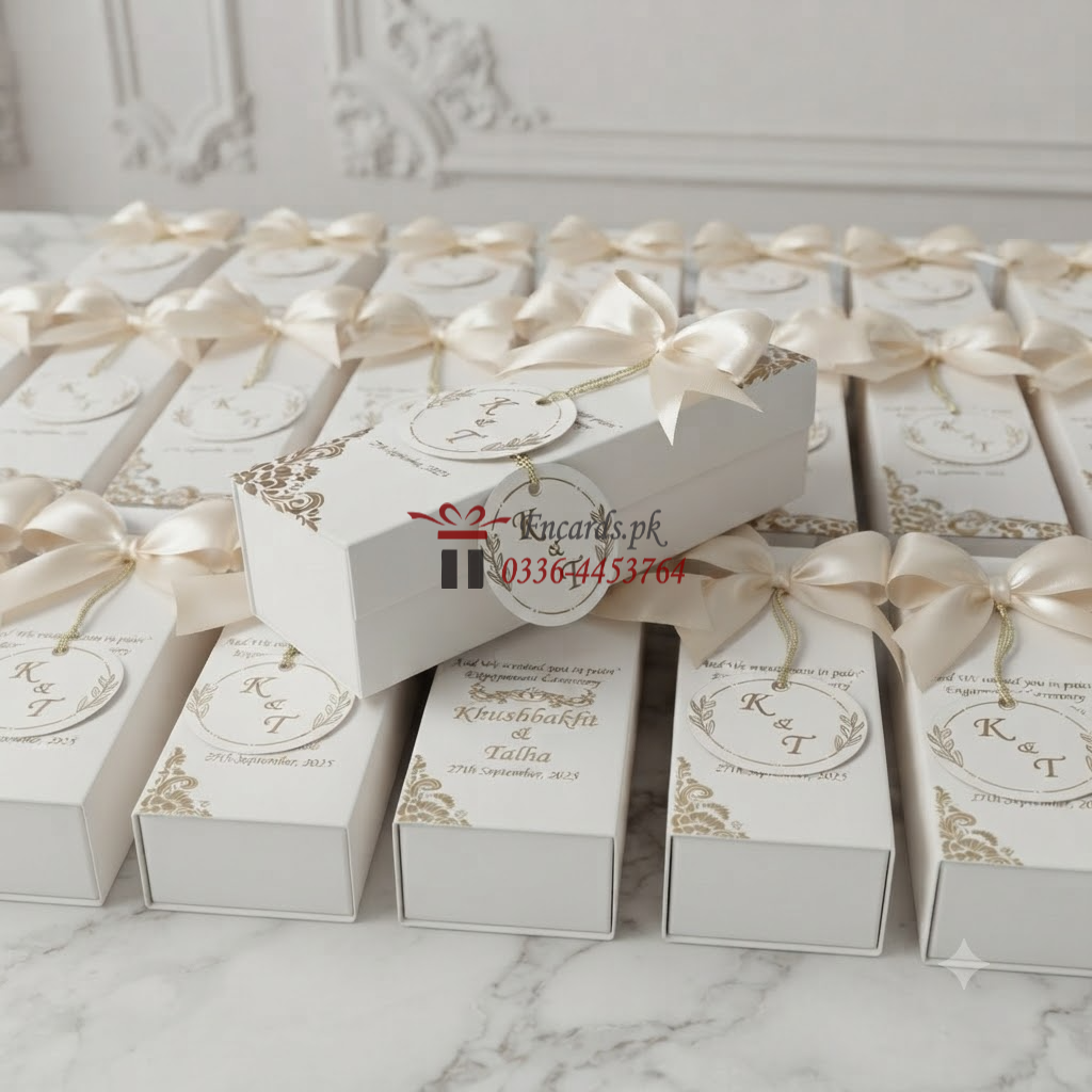 Long Boxes With Name Tag