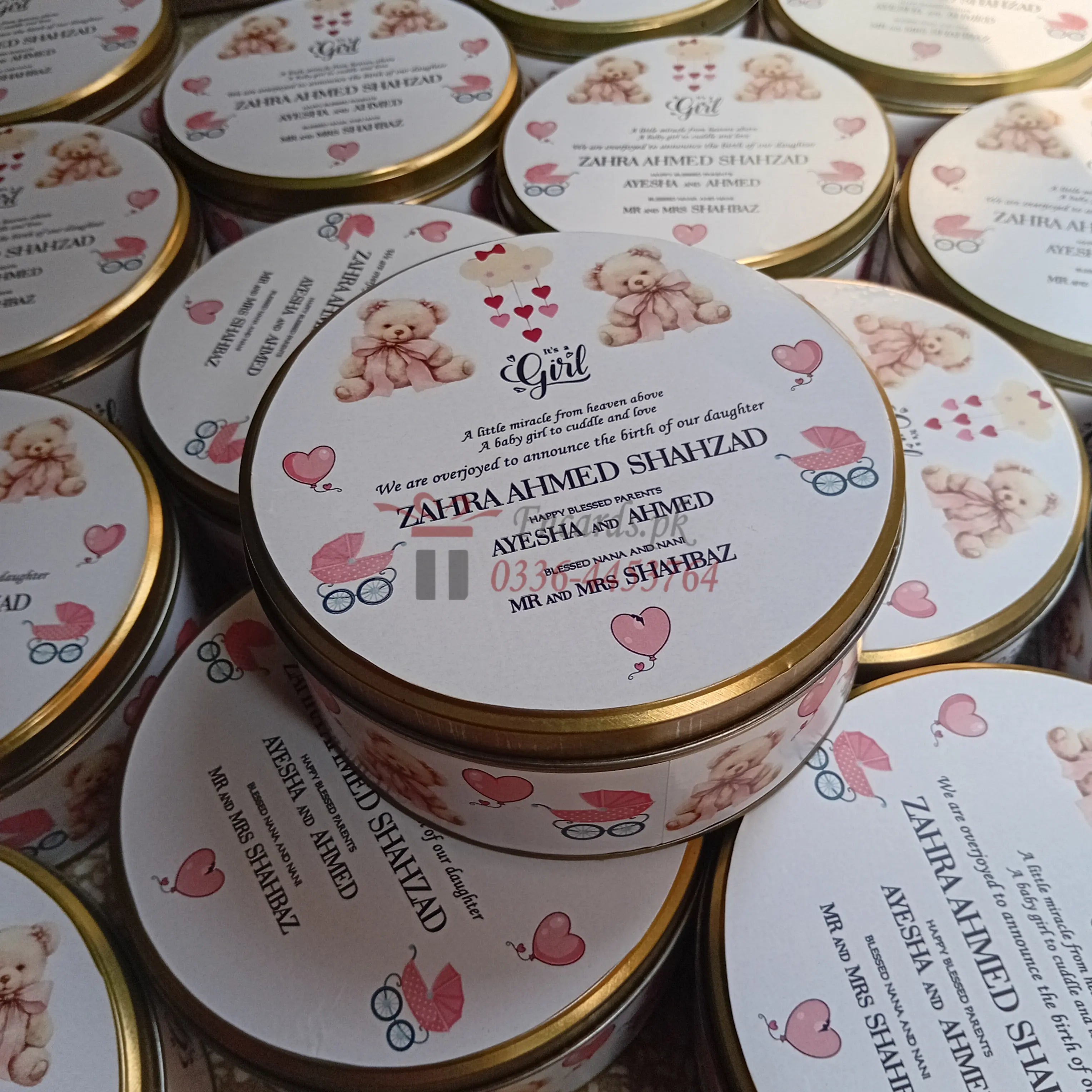 1Kg Baby Girl Sweet Boxes