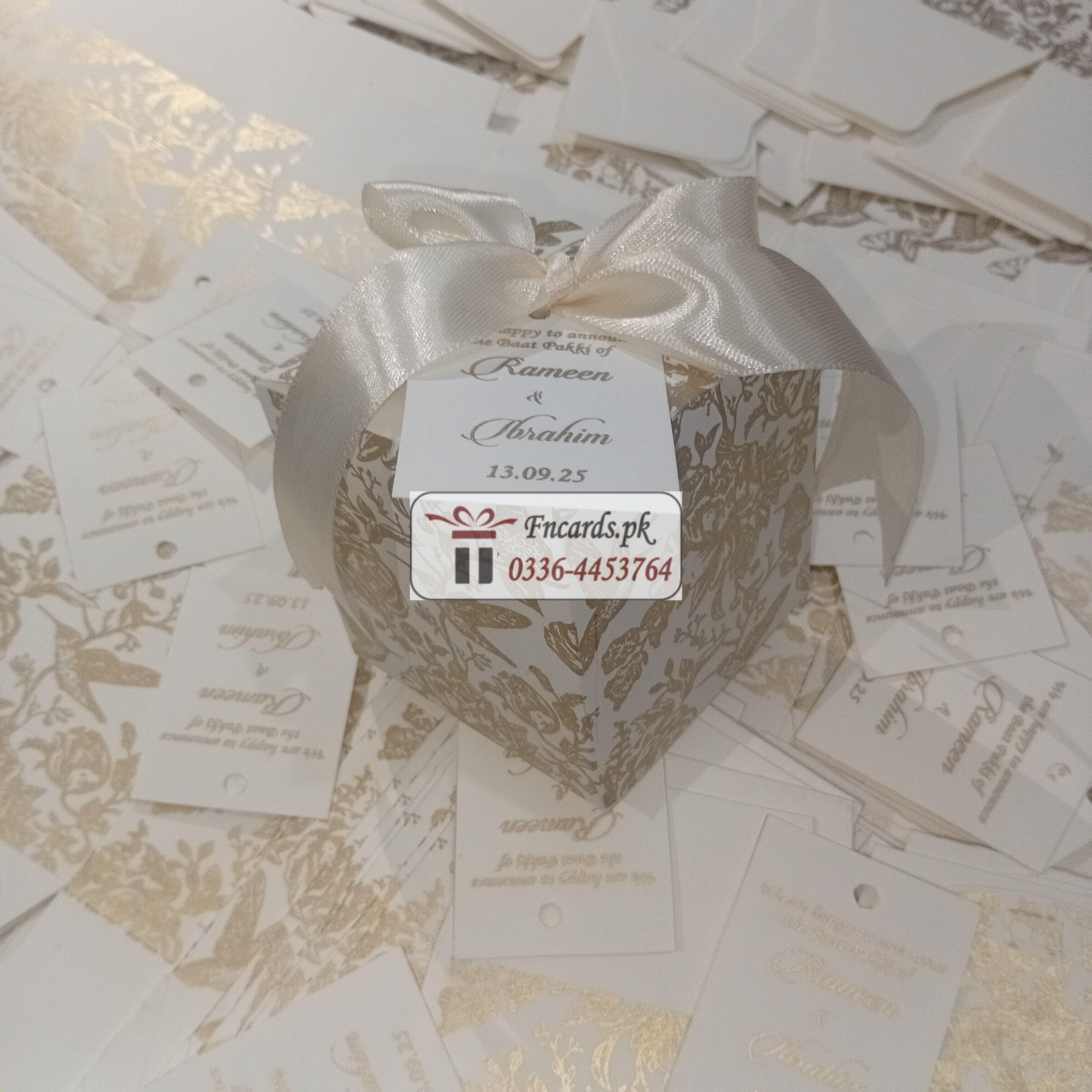 Square Shape Bid Boxes With Name Tai