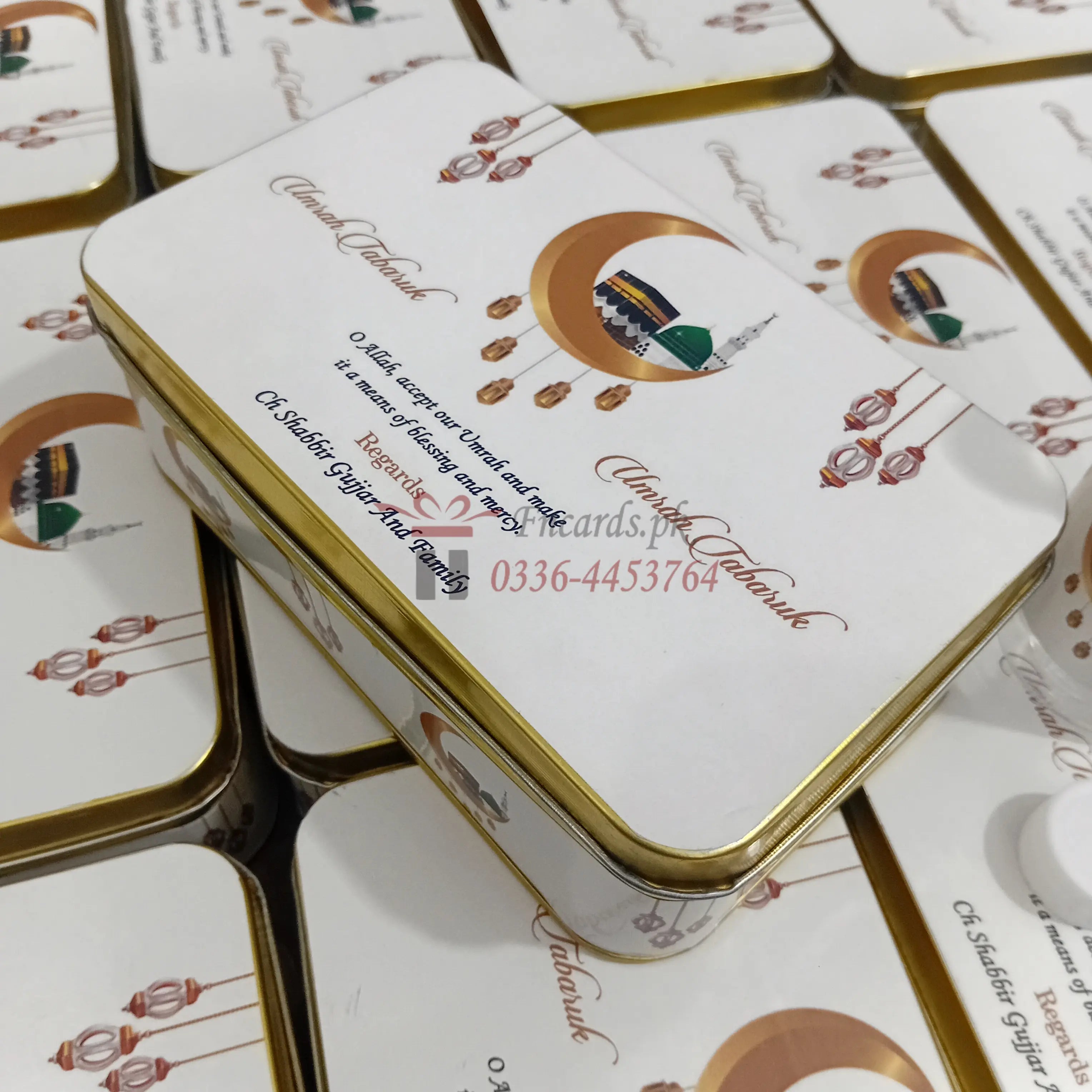 Half Kg Umrah Tin Boxes