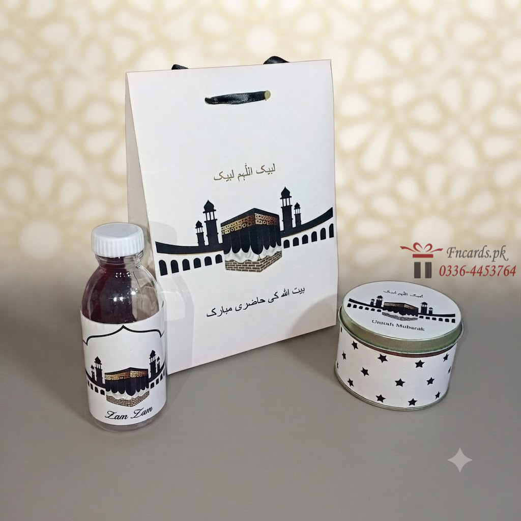 Umrah Mubarak Celebrate Faith with Elegance.