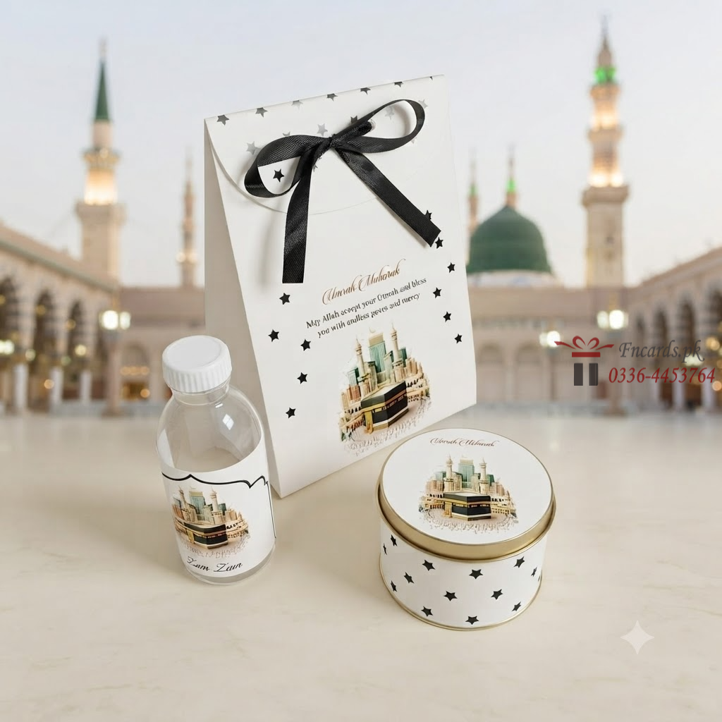 Umrah Mubarak Honor Their Journey to the Holy Land.