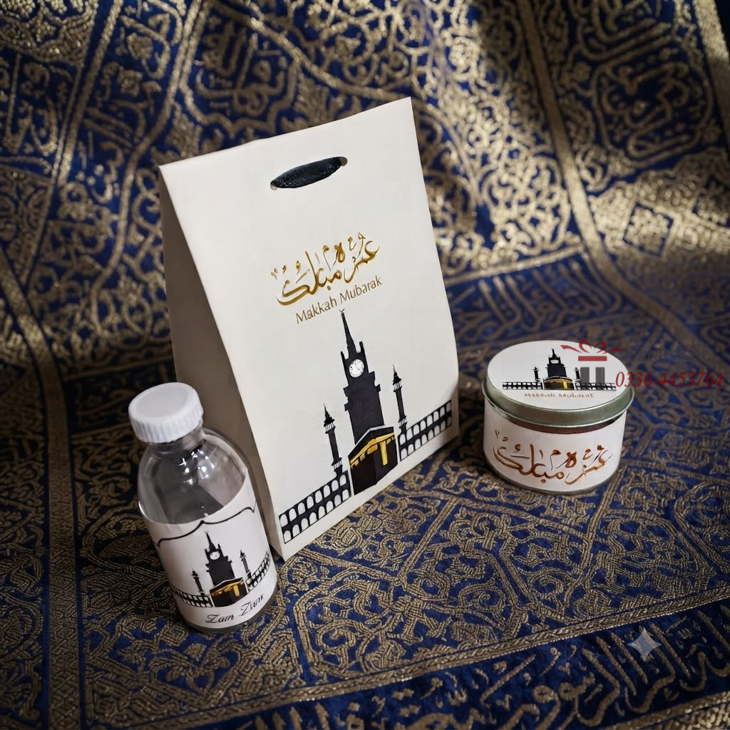 Umrah Mubarak Premium Umrah Gift Sets Available Now.