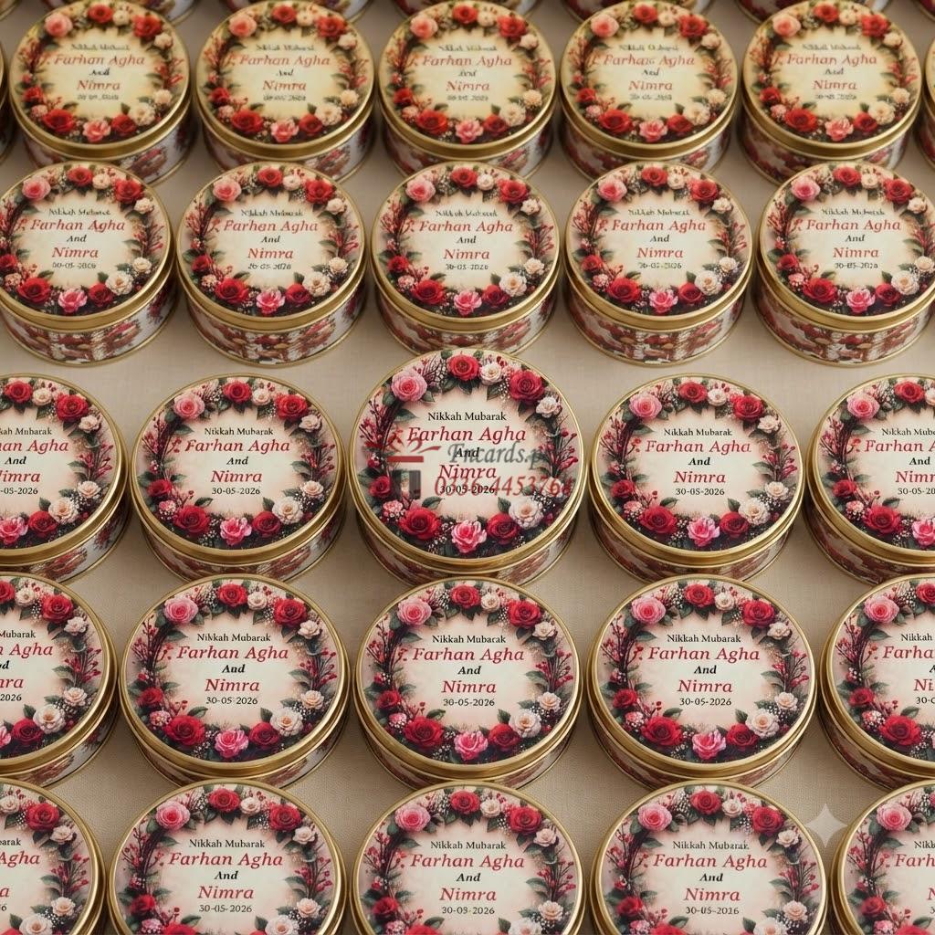 Tin Bid Boxes With Malti Colour Style