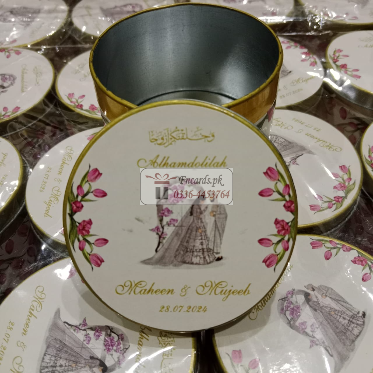 Simple Tin Bid Boxes With Pic