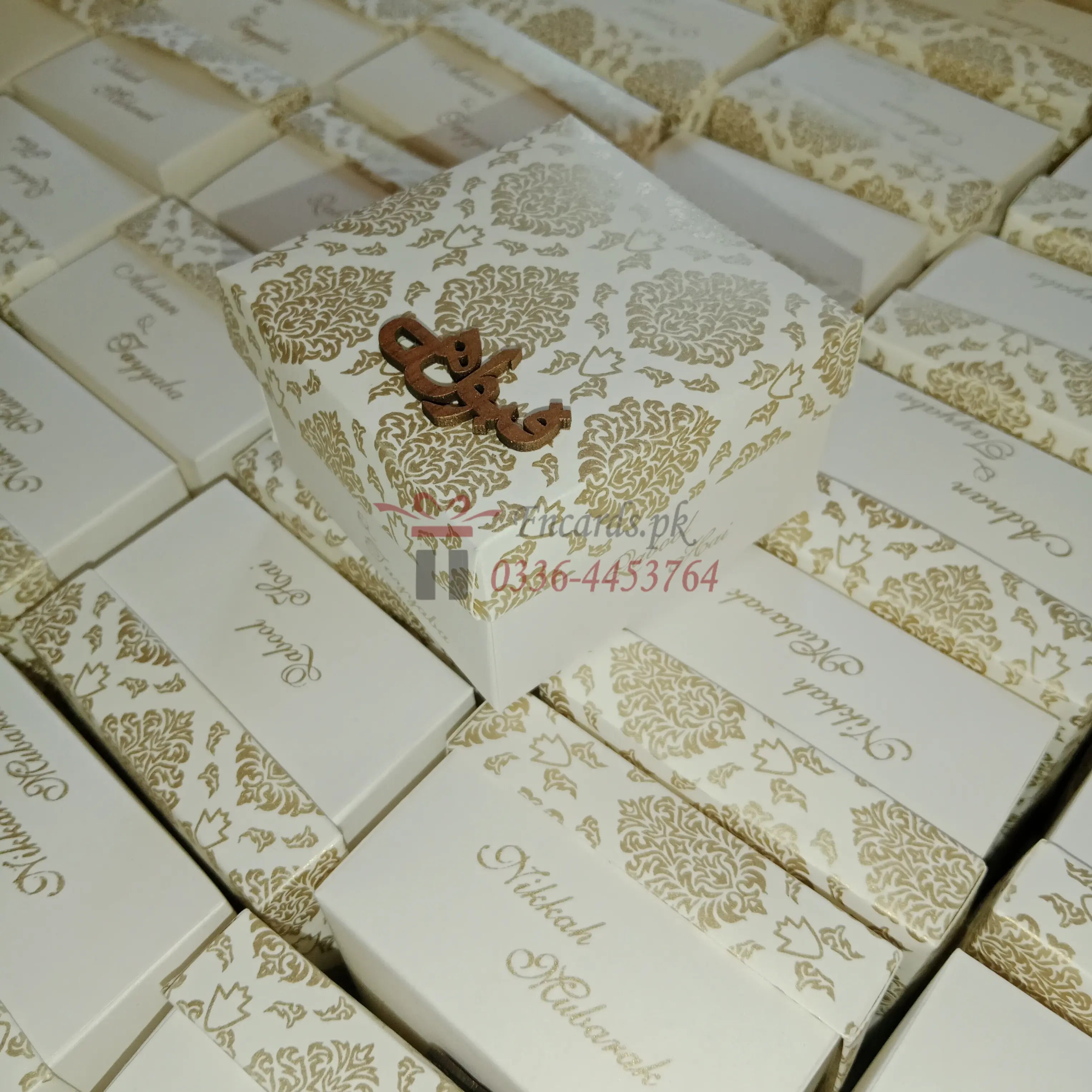 Wood Qabool Hai Bid Boxes