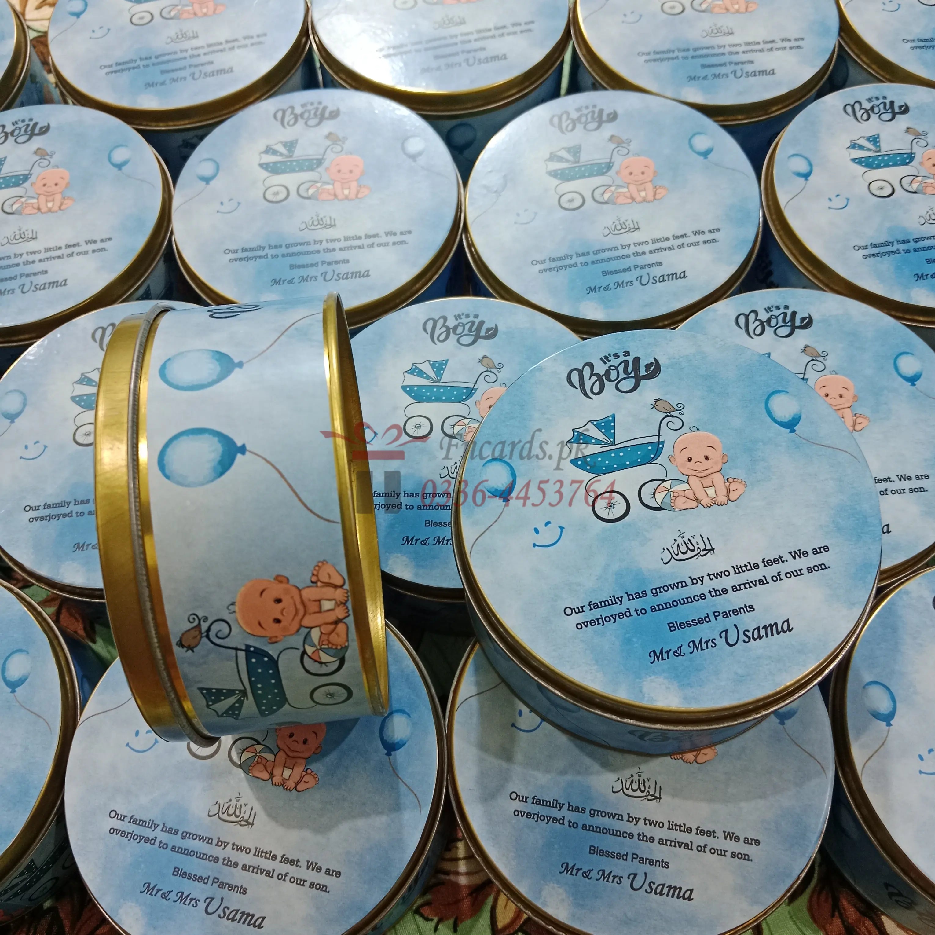 250 Gram Baby Boy Sweet Boxes