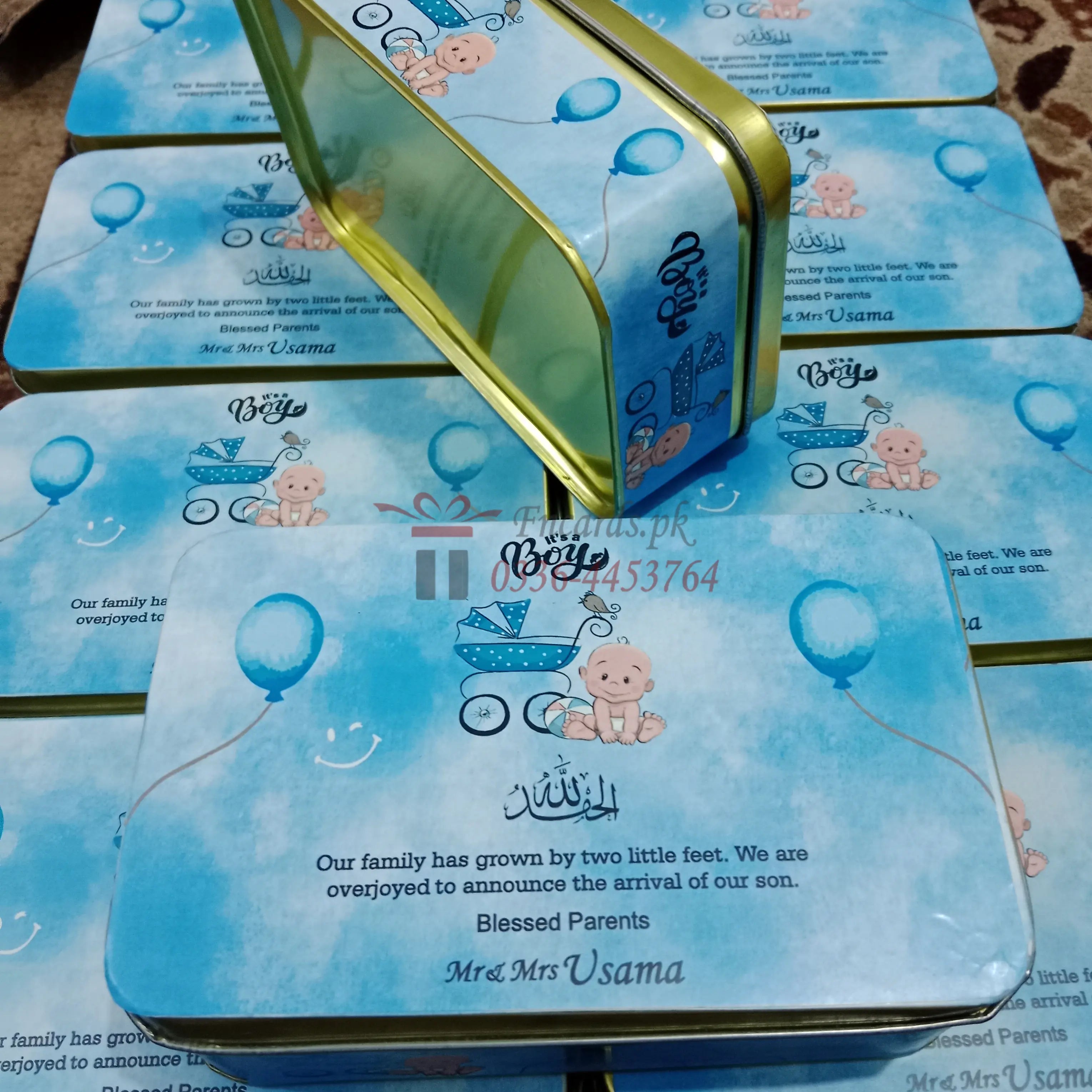 Half Kg Baby Boy Sweet Boxes