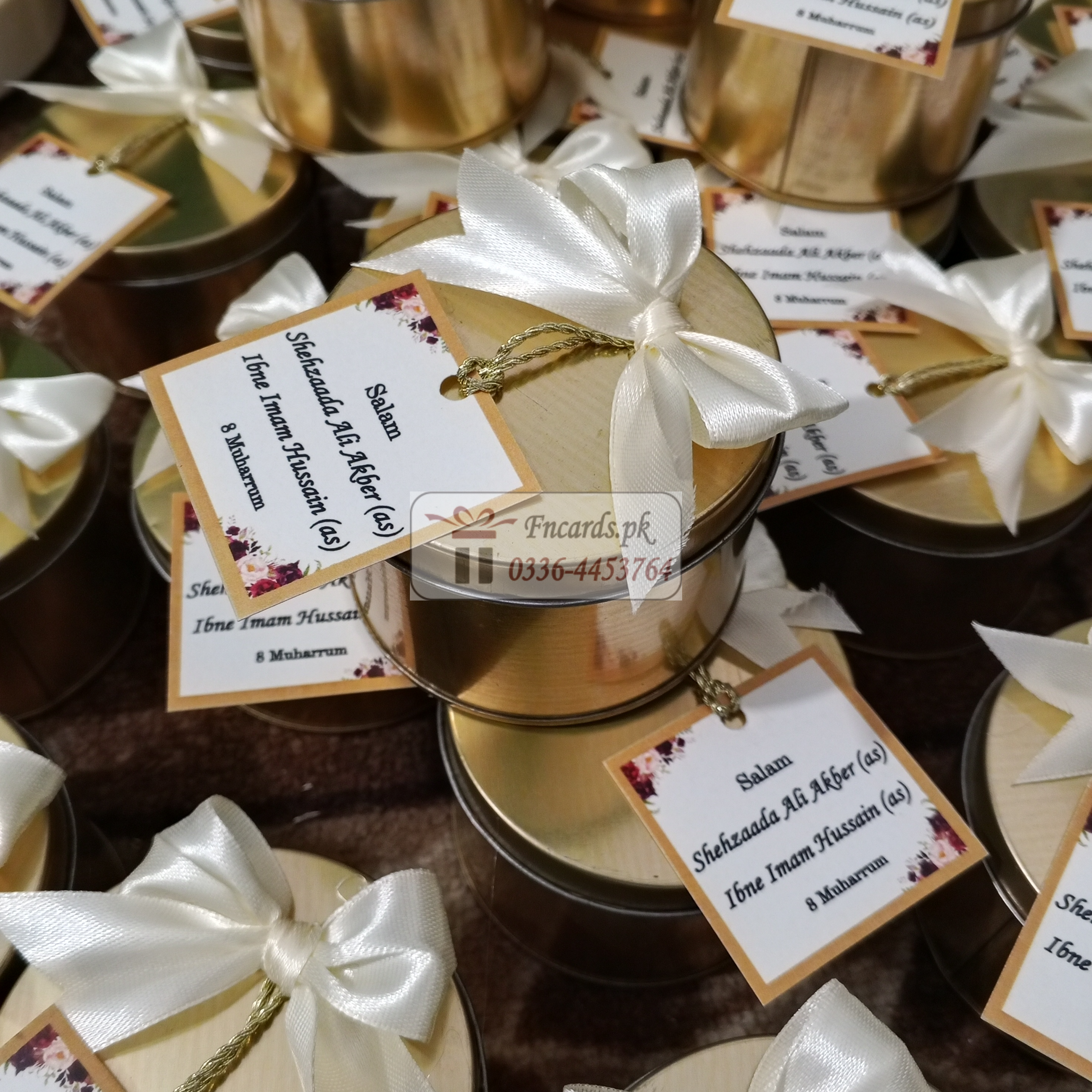 Tin Bid Boxes With Tai Design