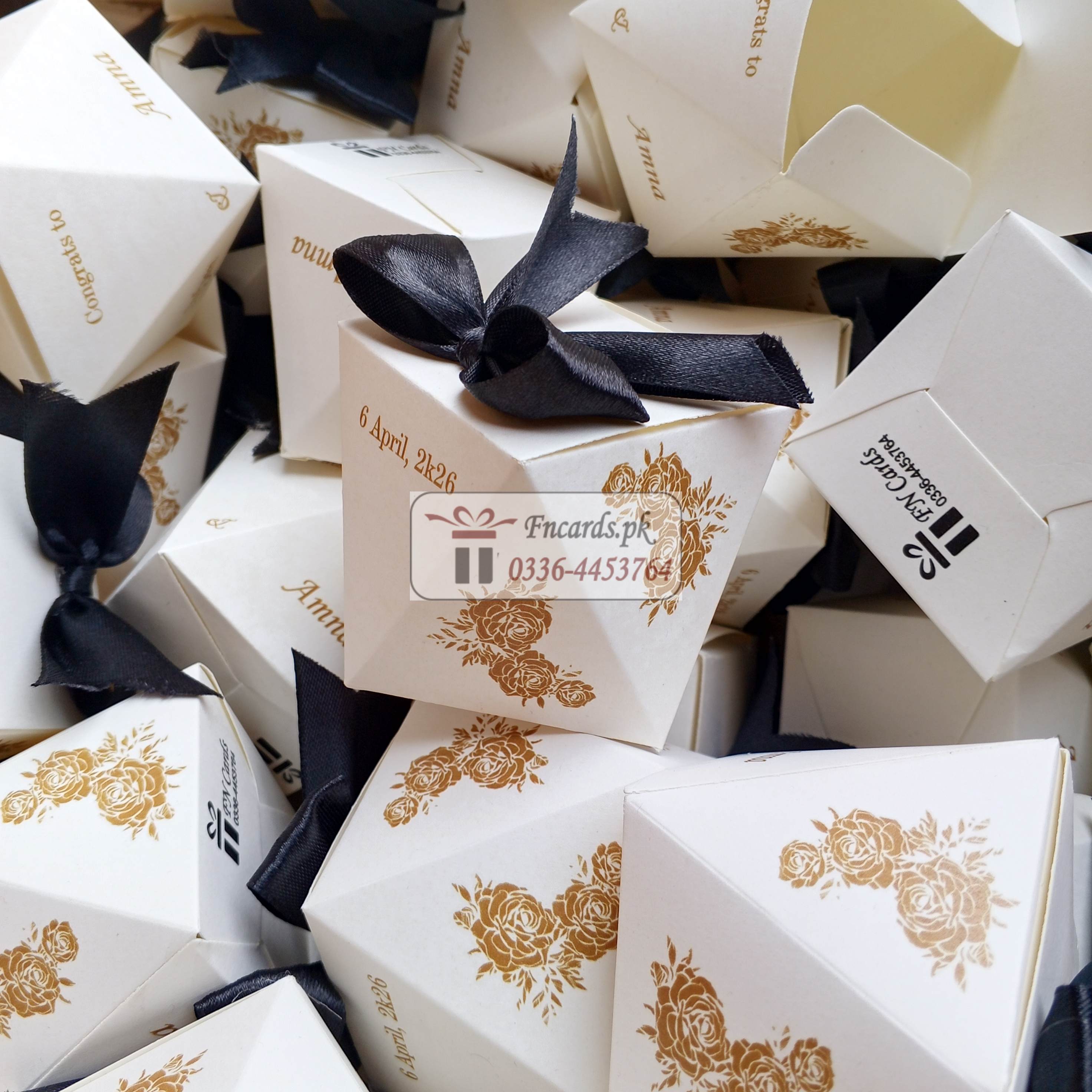 Pantagone Bid Boxes With Black Tai