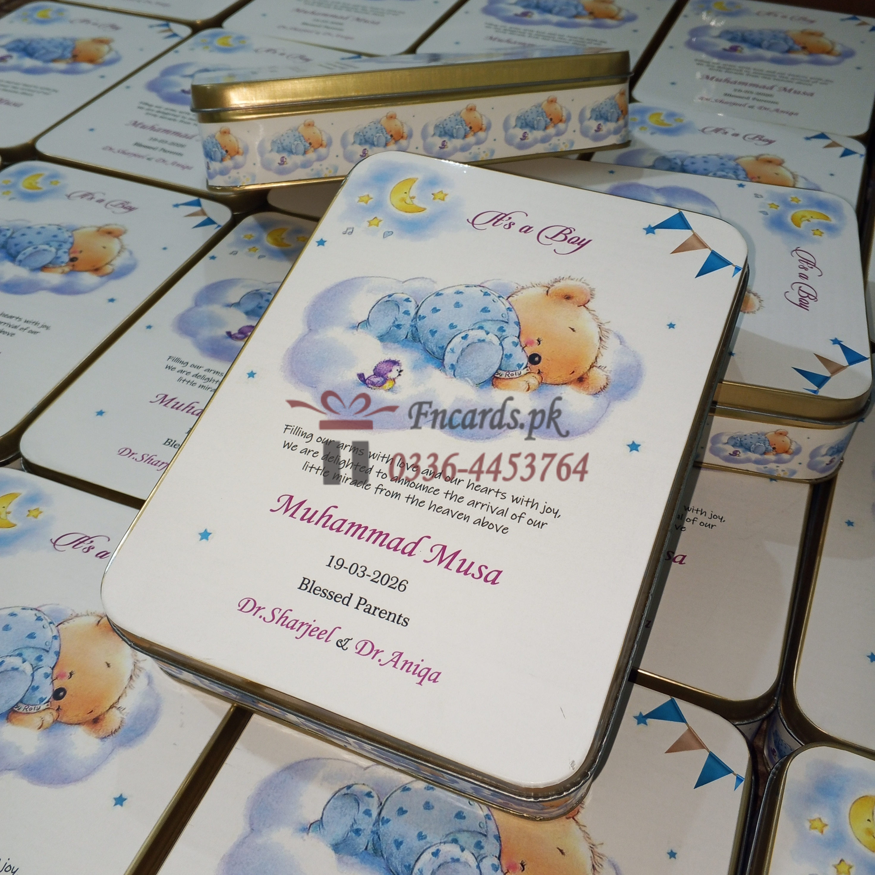 One Kg Sweet Boxes For Baby Boy