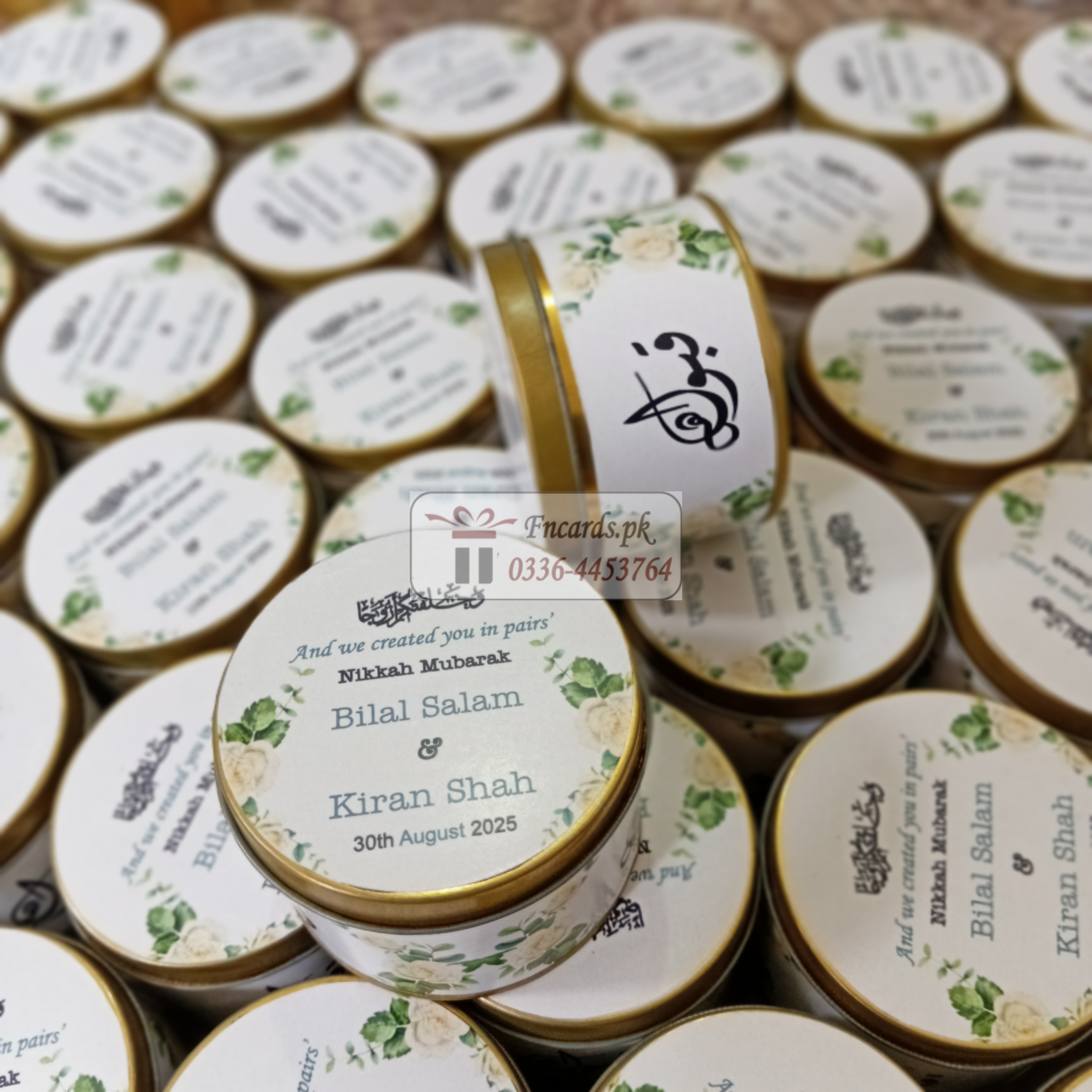 Tin Bid Box With Qabool Hai On Stip