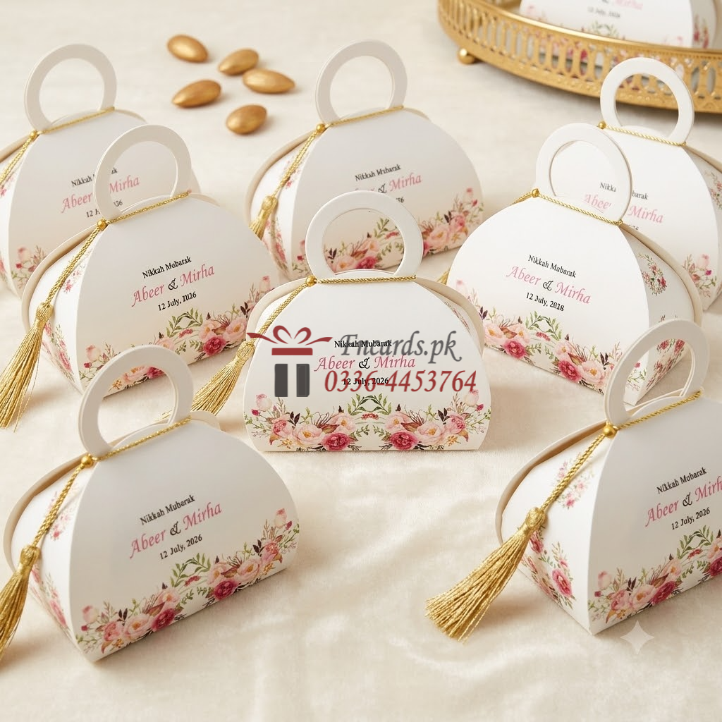 Pris Style Bid Boxes With Unique Flowers
