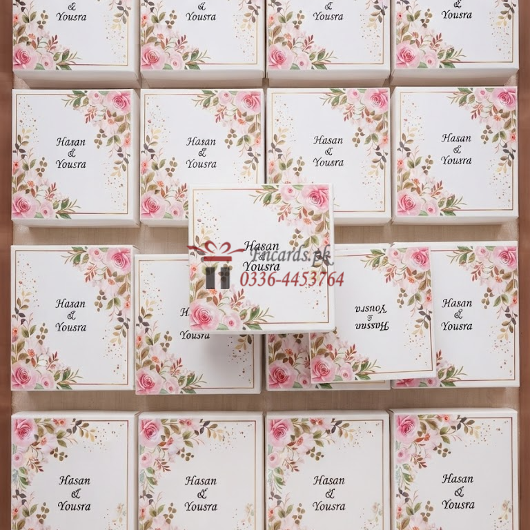 Simple Flawers Bid Boxes With Names (Copy)