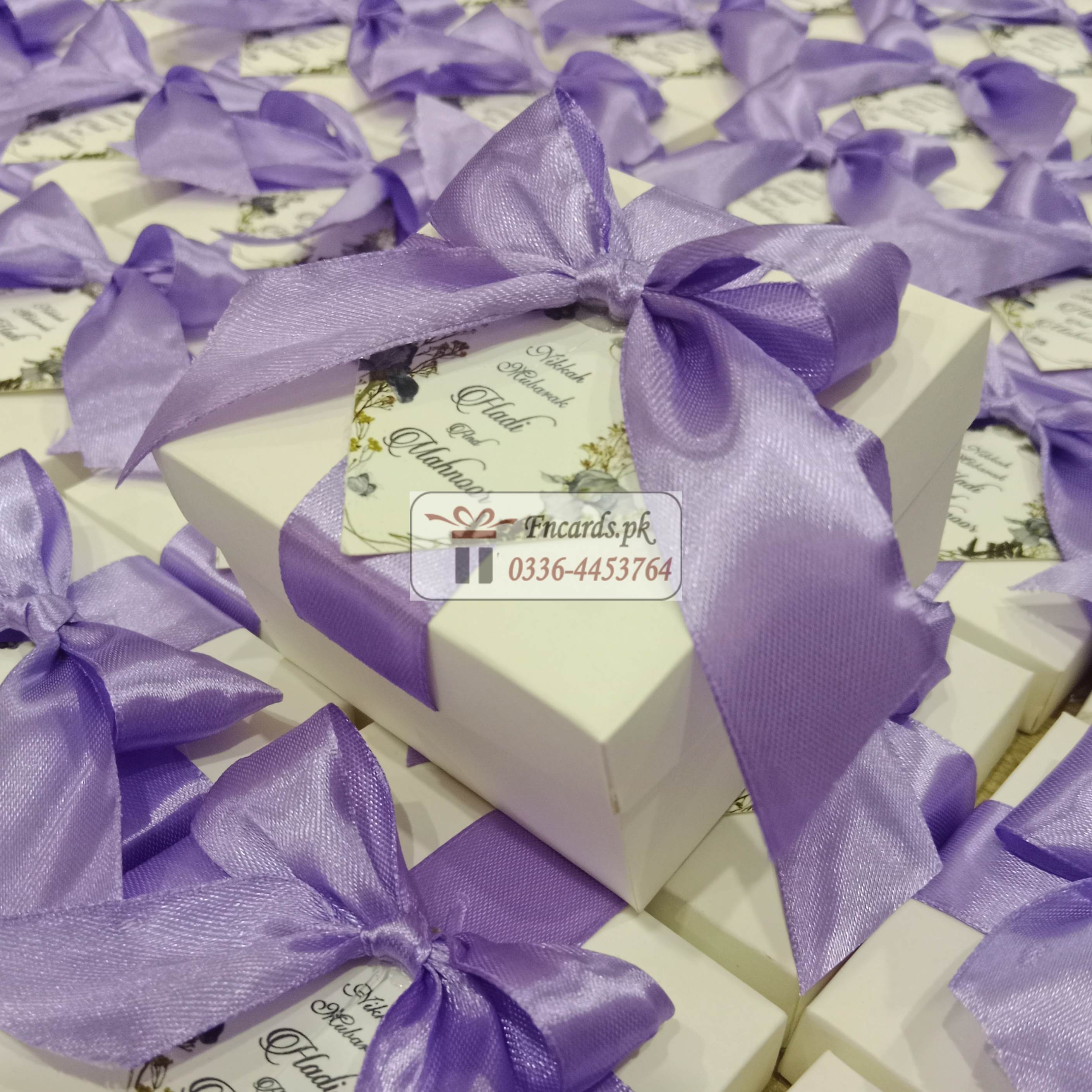 Cross Ribbon With Tai Tag Bid Boxes