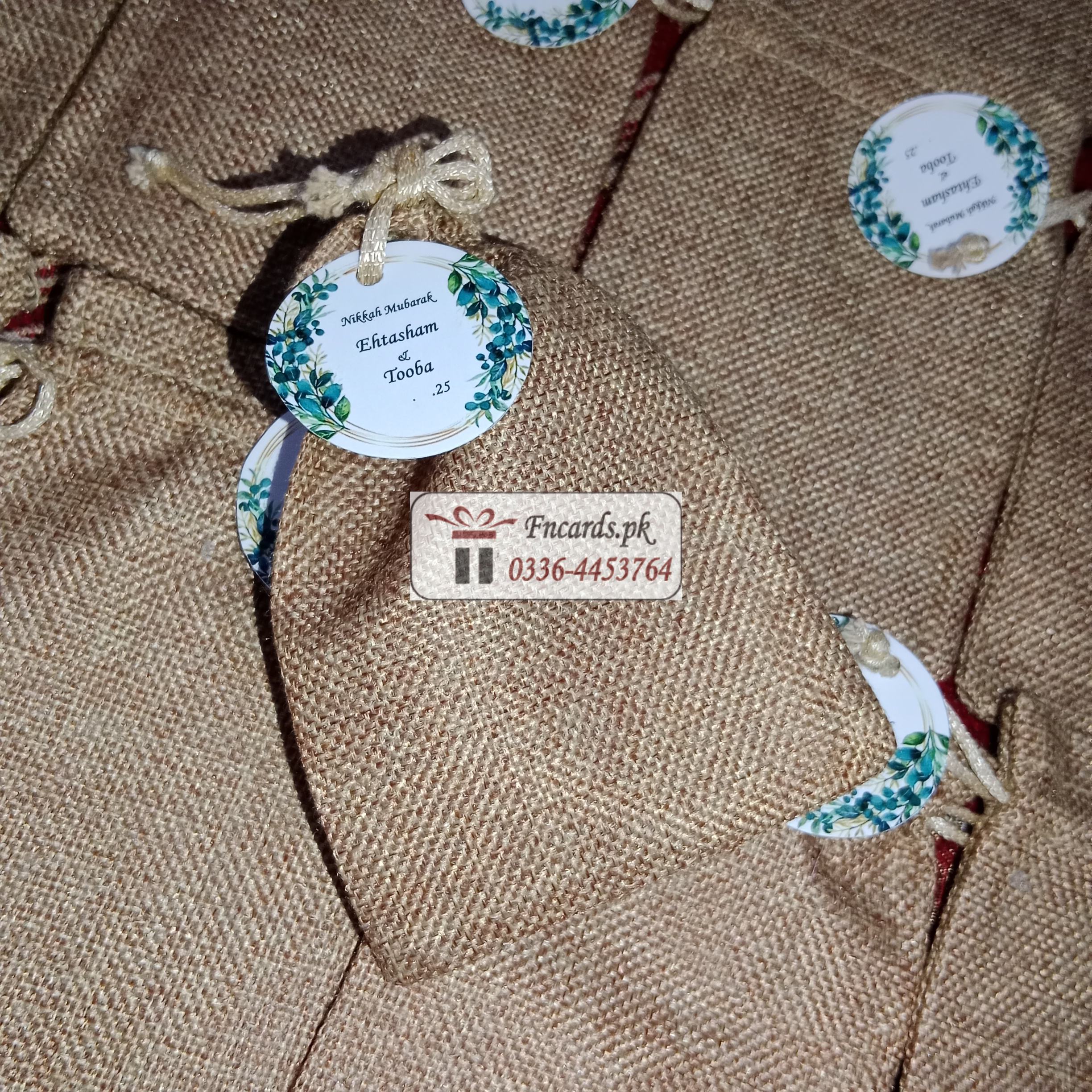 Pouch Bid Boxes With Tag