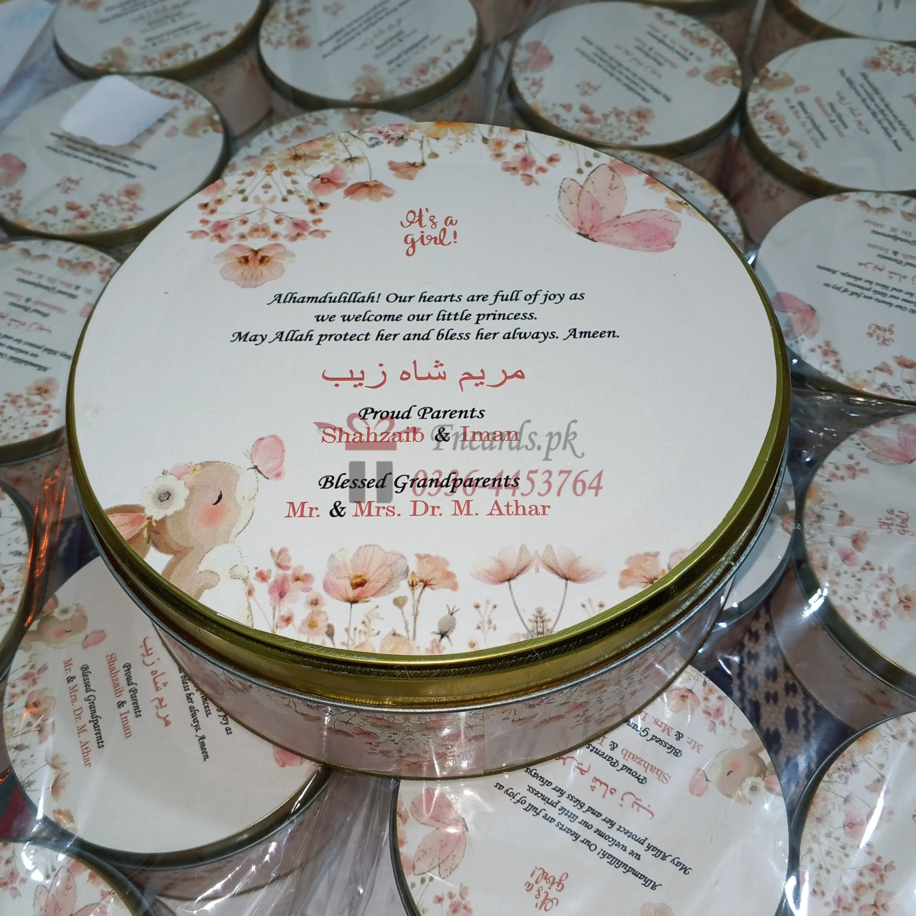 Baby Girl 1 Kg Sweet Boxes