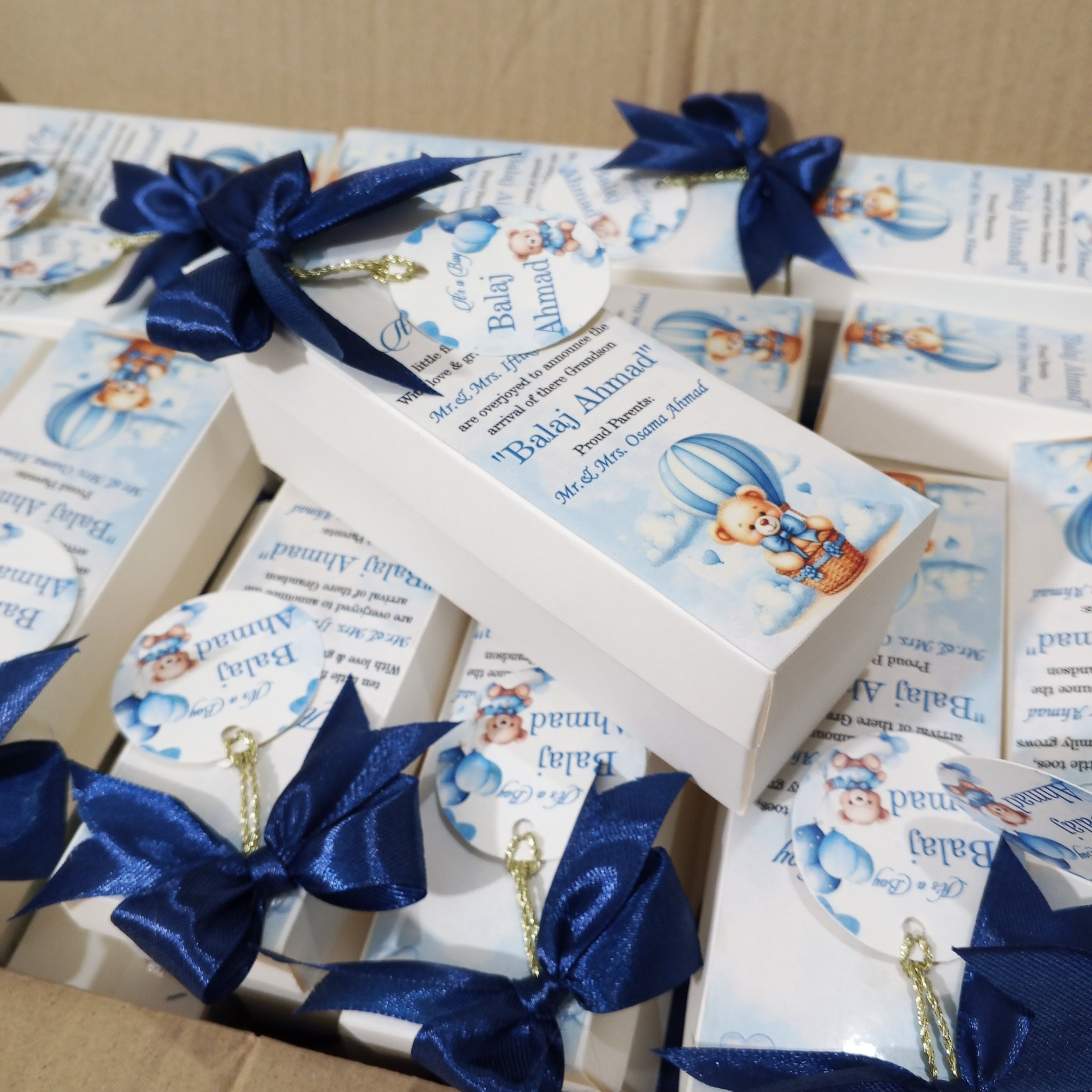 Long Baby Boy Boxes With Bow