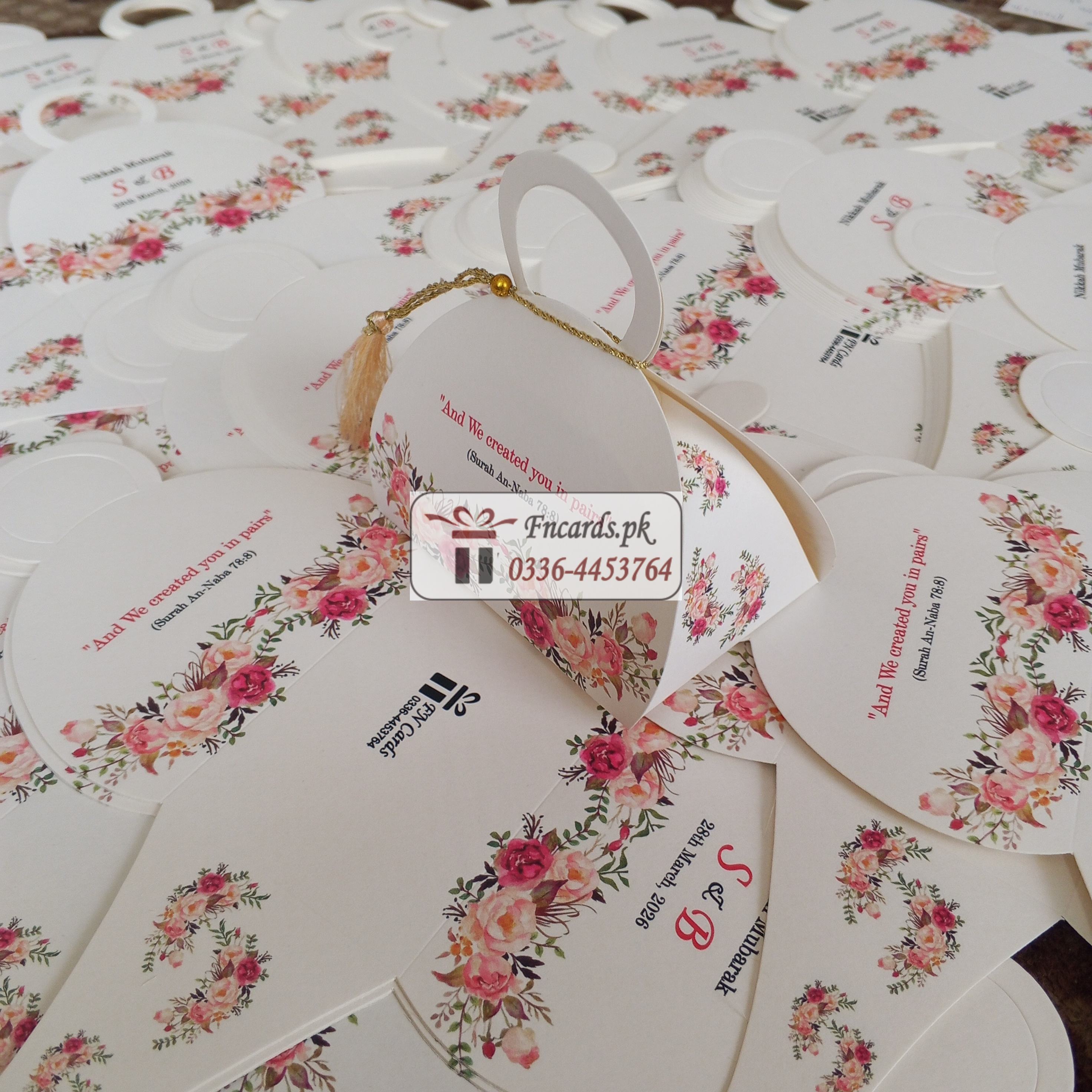 Pris Style Bid Boxes With Unique Flowers