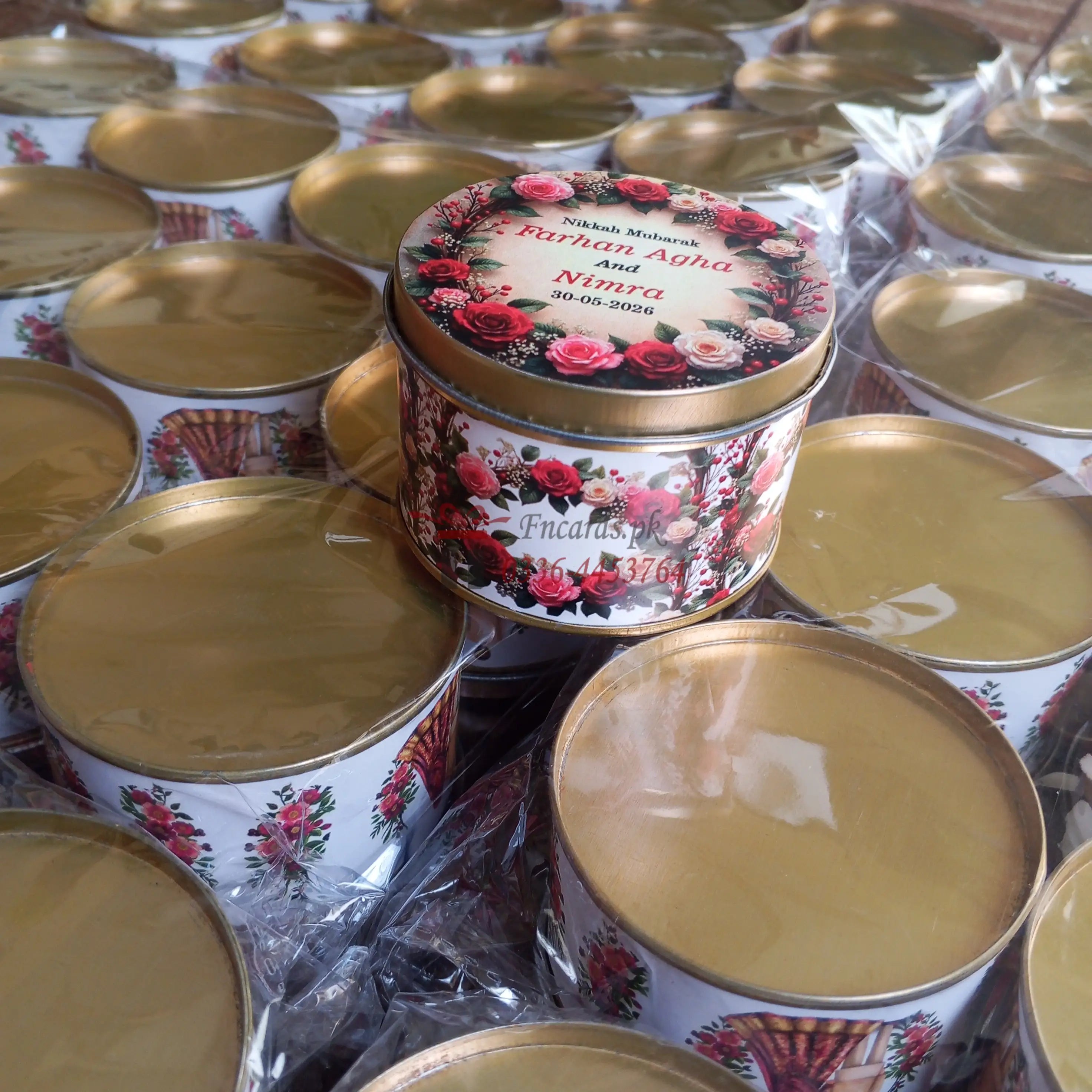 Tin Bid Boxes With Malti Colour Style