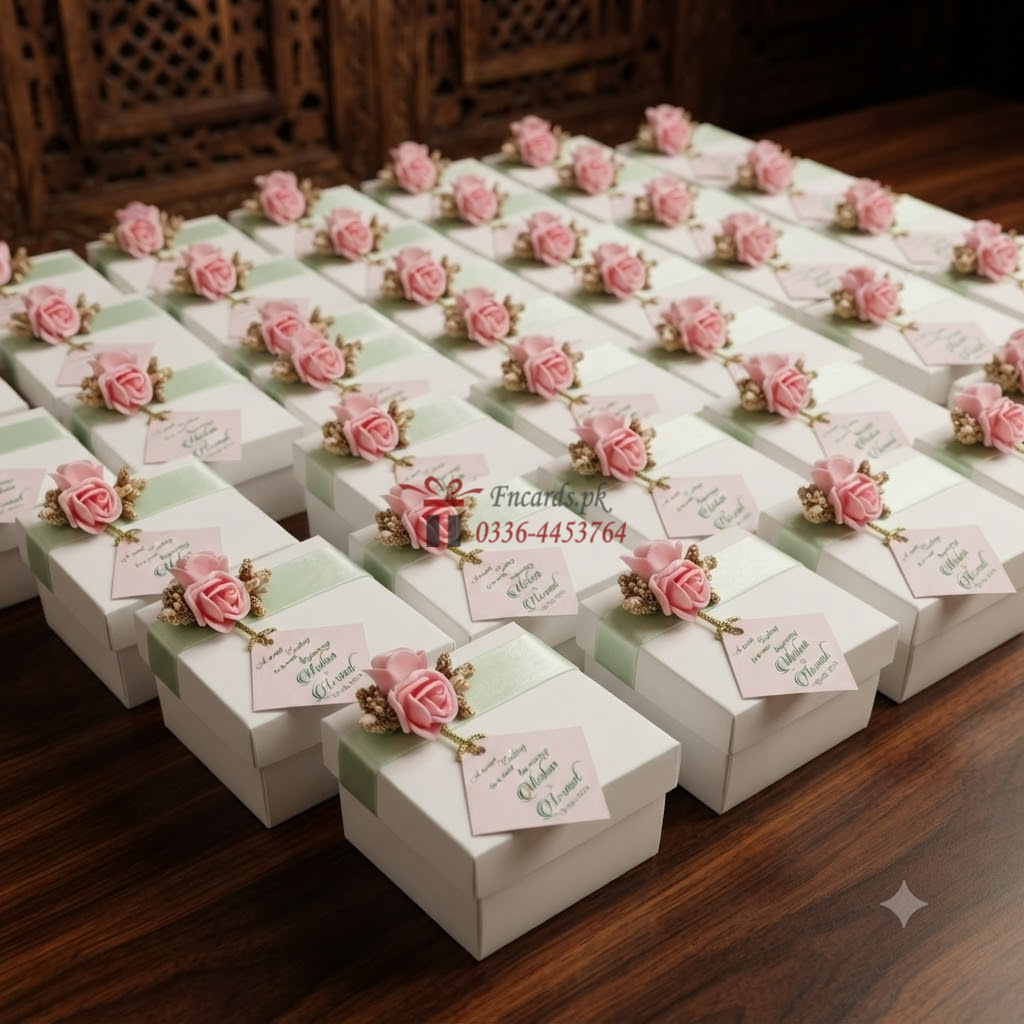 1 Ribbon 2 Flowers 2 Seads With Tag Hang
