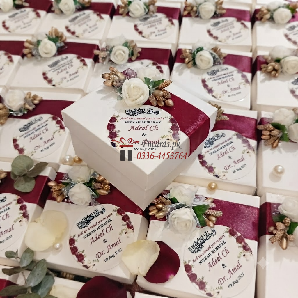 2 Flowers 2 Seeds Bid Boxes With Name Tag