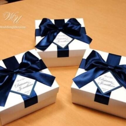 Blue Tai With Tag Bid Boxes