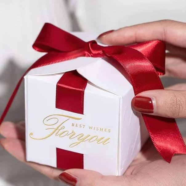 Mahron Ribbon With Goldan Printing Bid Boxes Mahron Ribbon With Goldan Printing Bid Boxes