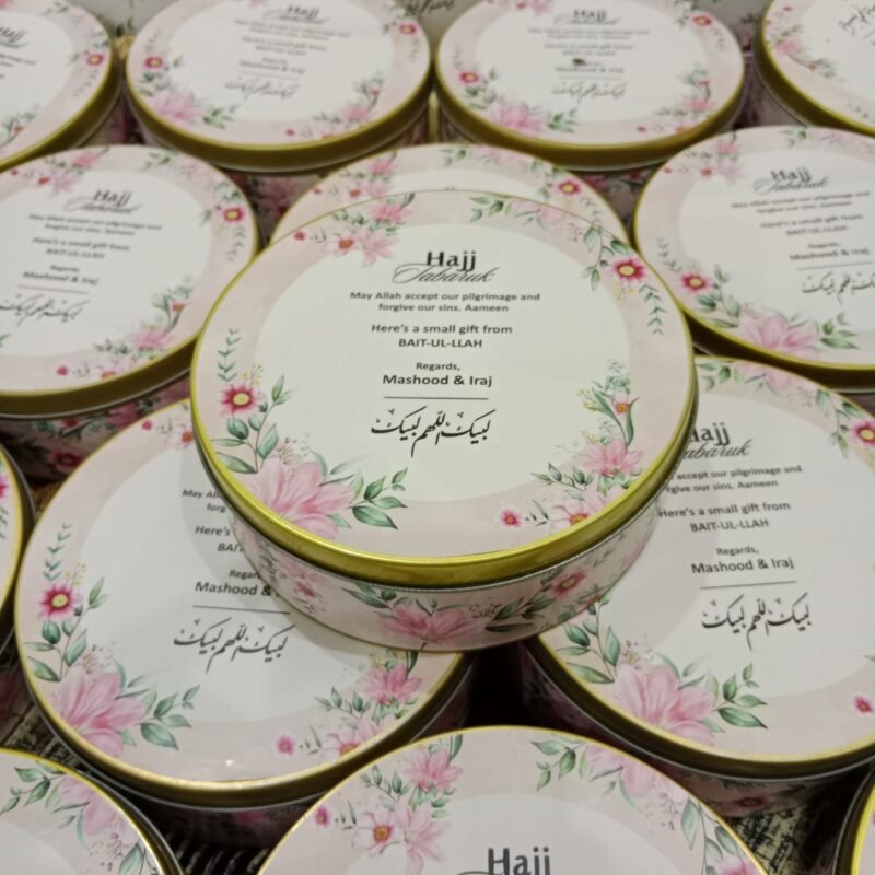 Hujj And Umrah Tabaruk Tin Boxes