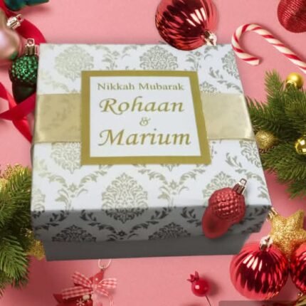 Printed Box With Tag