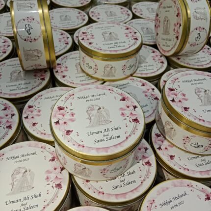250 Gram Sweet Boxes with name
