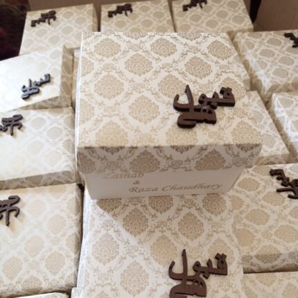 Wood Qabool Hai Bid Boxes