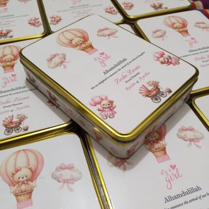 1kg Sweets Boxes With Beautifull Pink Theme