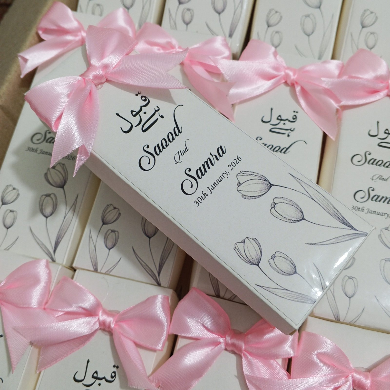 Qabool Hai Long Bid Boxes With Bow Qabool Hai Long Bid Boxes With Bow